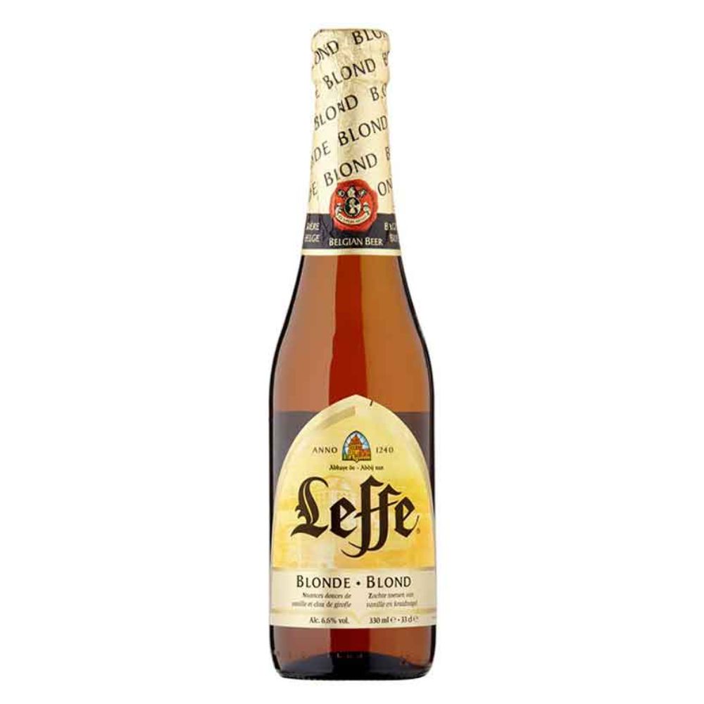 CERVEZA LEFFE BLONDE BOTELLA 330 ML