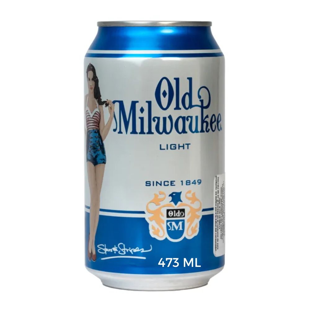 CERVEZA LIGHT OLD MILWAUKEE 473 ML
