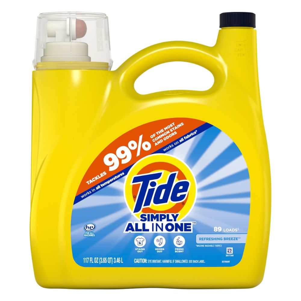 DETERGENTE LIQUIDO SIMPLY CLEAN & FRESH TIDE 117 OZ