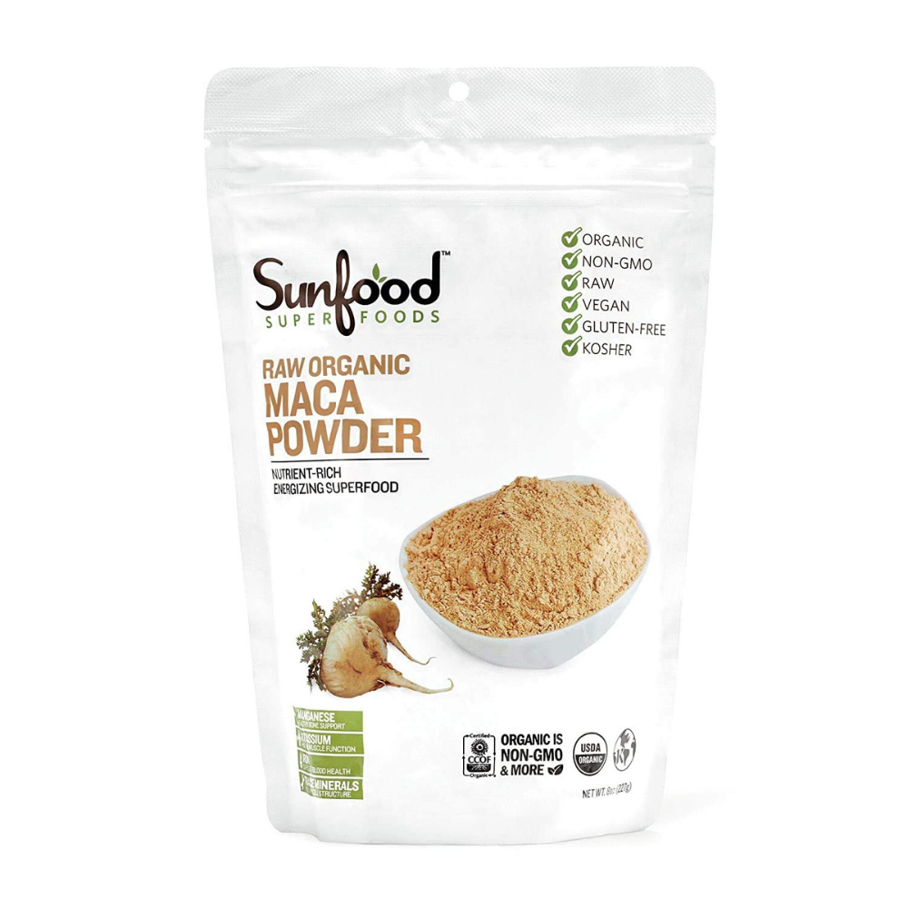 SUNFOOD MACA POWDER 8 OZ