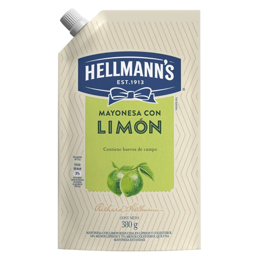 MAYONESA CON LIMON HELLMANNS 380 GR
