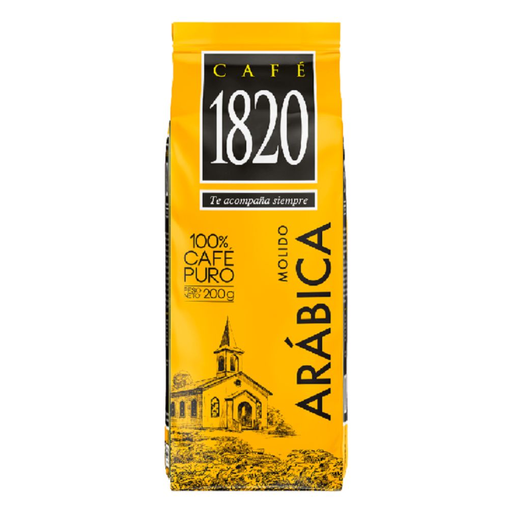 CAFE MOLIDO ARABICA CAFE 1820 200 GR