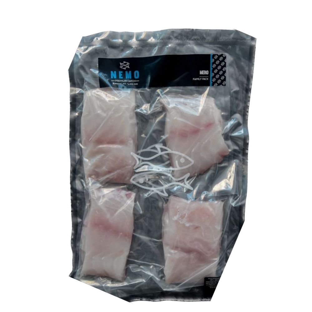 PESCADO MERO FAMILY PACK NEMO PREMIUM CATCH 4 PORCIONES 5 OZ