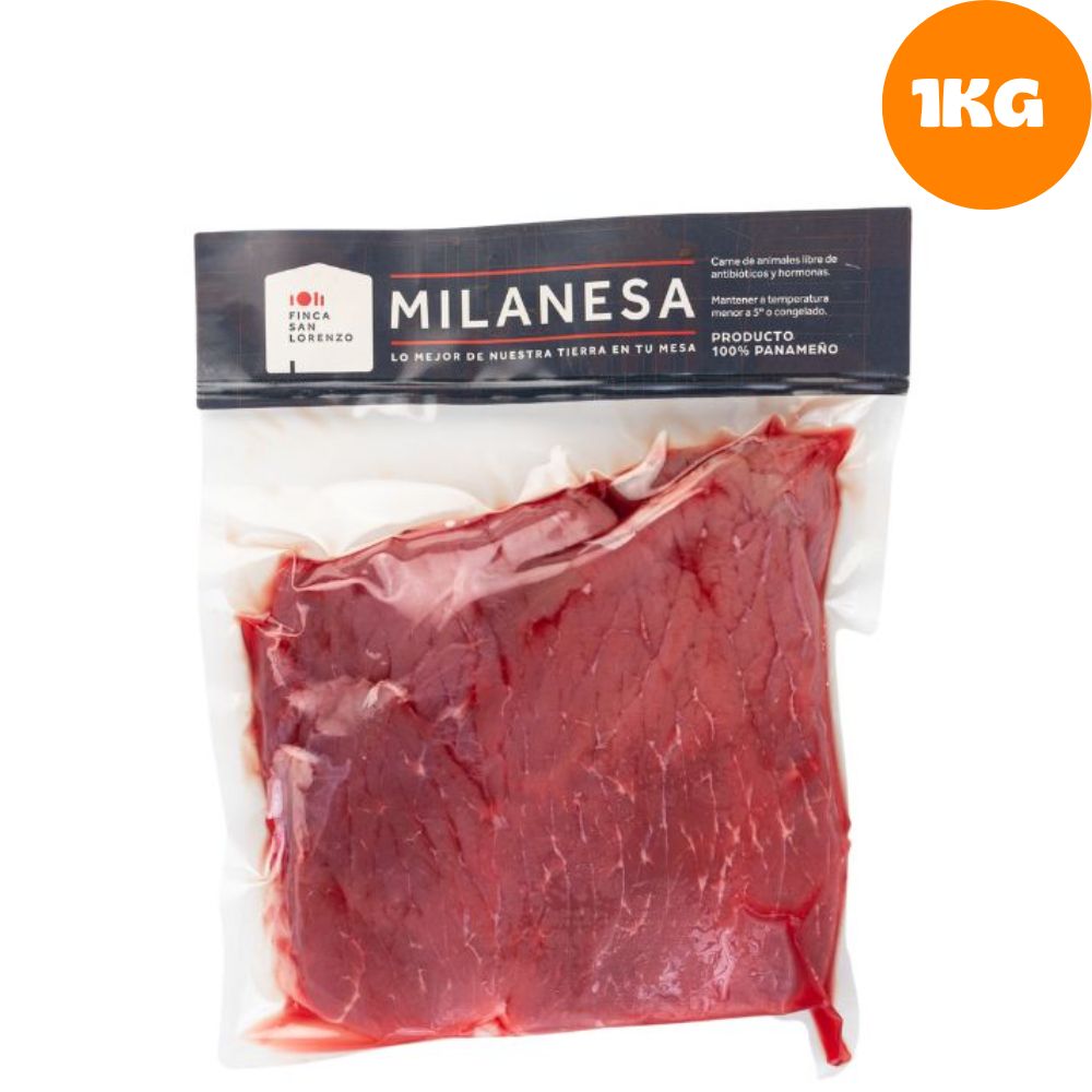 CARNE MILANESA DE RES FINCA SAN LORENZO 1 KG