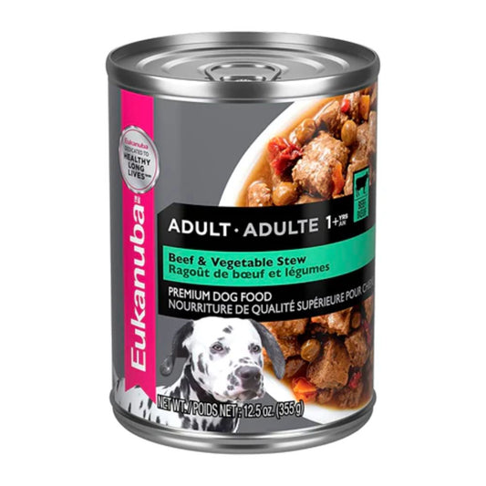 EUKANUBA ADULTO BEEF & VEGETABLES 12.5 OZ