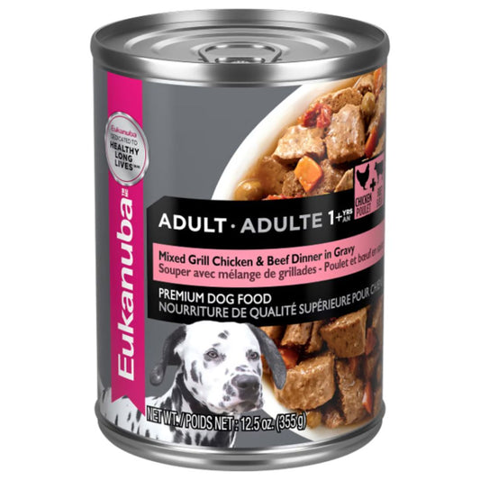 EUKANUBA ADULTO MIXED CHICKEN & BEEF 12.5 OZ