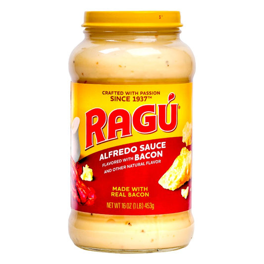 SALSA ALFREDO CON SABOR TOCINO RAGU 16 OZ