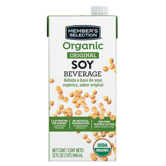 LECHE DE SOYA ORGANICA MEMBERS SELECTION 946 ML