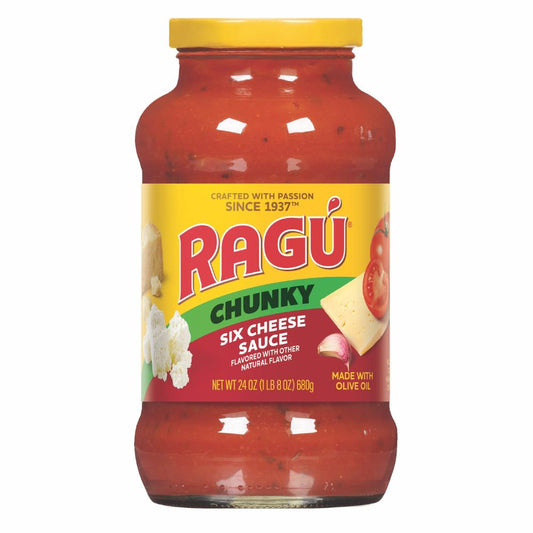 SALSA DE TOMATE SEIS QUESO RAGU 24 OZ