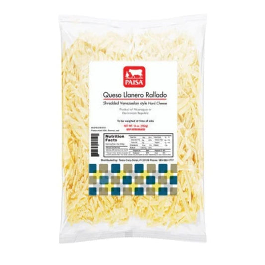 QUESO LLANERO RALLADO PAISA 1 LB