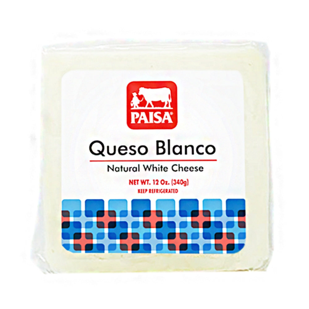 QUESO BLANCO SEMI SOFT PORCIÓN PAISA 12 OZ