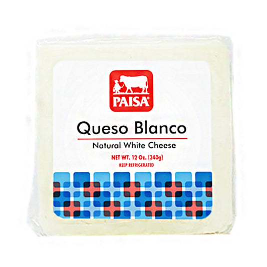 QUESO BLANCO SEMI SOFT PORCIÓN PAISA 12 OZ