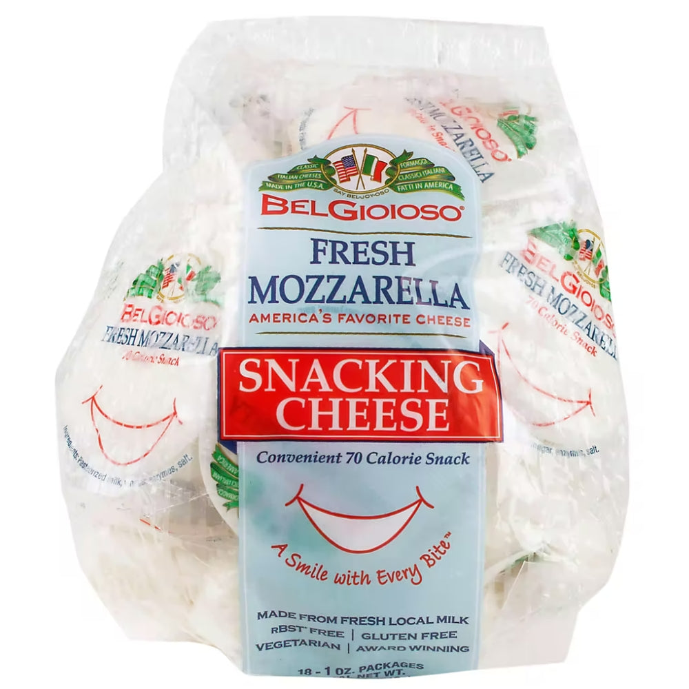 QUESO MOZZARELLA INDIVIDUAL BELGIOIOSO 18 UND