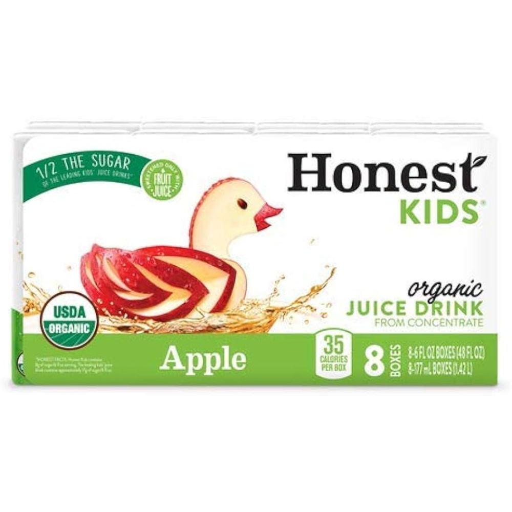 JUGOS ORGANICOS DE MANZANA HONEST KIDS 8 PACK