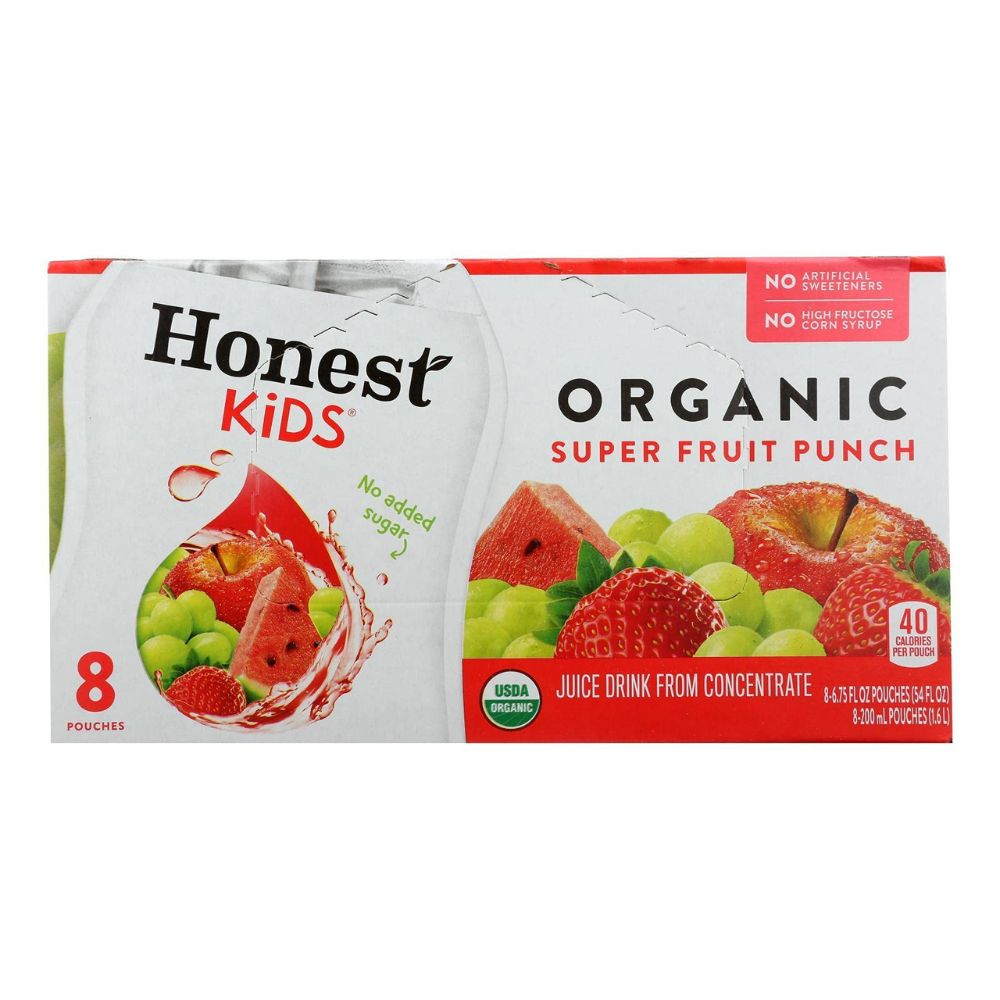 JUGOS ORGANICOS FRUIT PUNCH HONEST KIDS 8 PACK