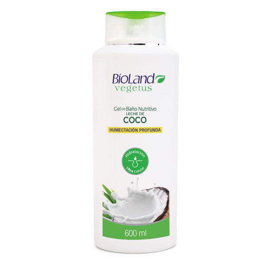 GEL DE BAÑO LECHE DE COCO BIOLAND 600 ML