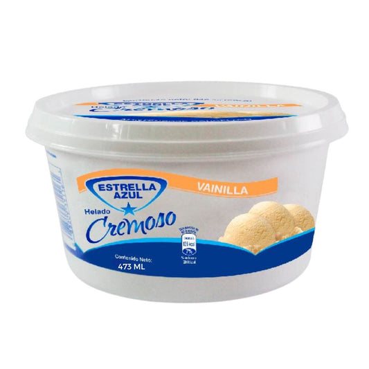 HELADO ESTRELLA AZUL VAINILLA 473 ML