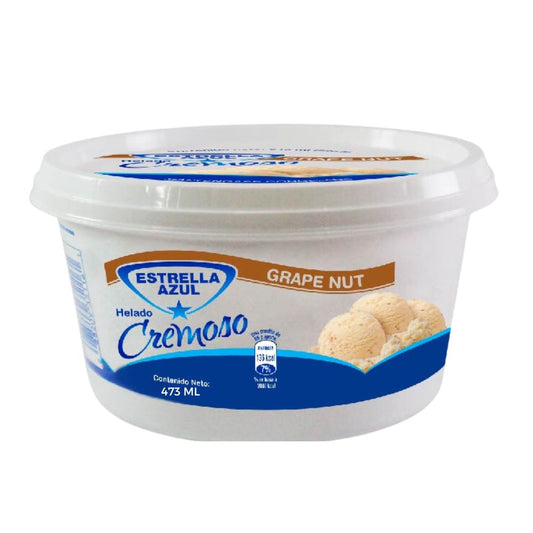 HELADO ESTRELLA AZUL GRAPE NUT 473 ML