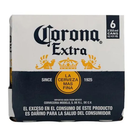 CERVEZA CORONA LATA 6 PACK