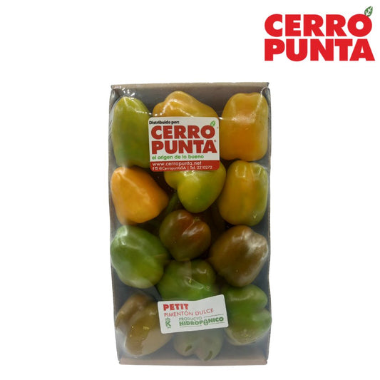 BANDEJA DE PIMENTON DULCE HIDROPONICO CERRO PUNTA 1 LB