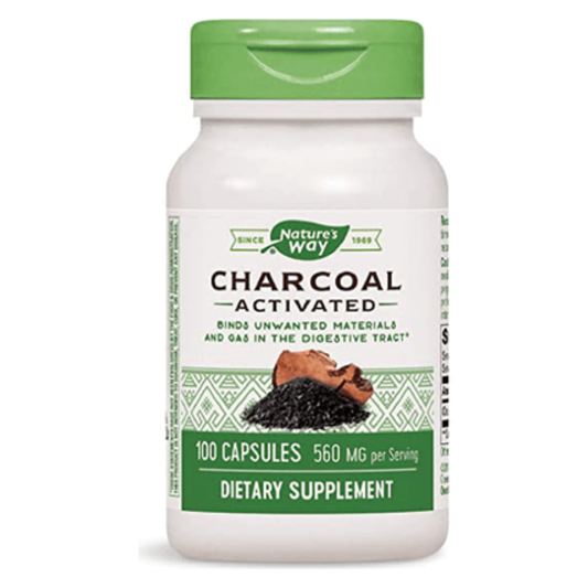 NATURES WAY CHARCOAL ACTIVATED CAPSULES