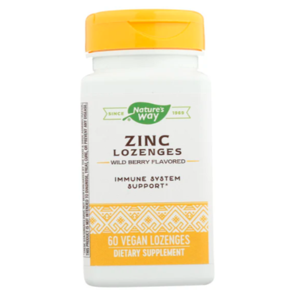 PASTILLAS DE ZINC FRUTOS DEL BOSQUE NATURES WAY 60 UND