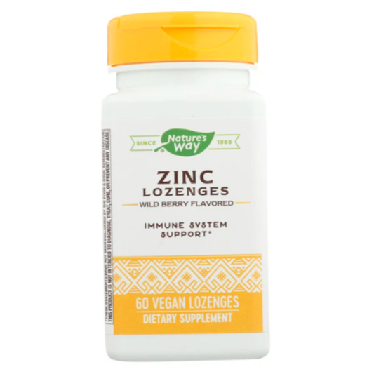 PASTILLAS DE ZINC FRUTOS DEL BOSQUE NATURES WAY 60 UND