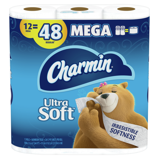 CHARMIN SOFT PAPEL HIGIÉNICO 12 ROLLOS