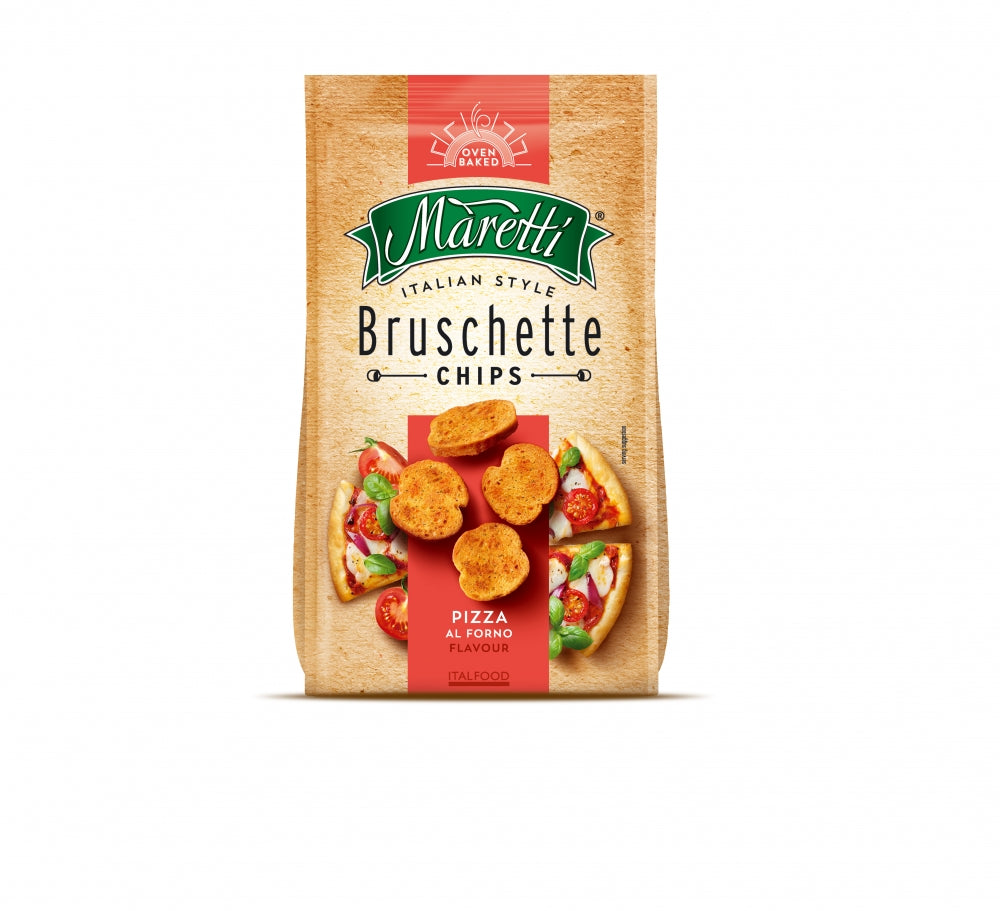 TOSTADITAS MARETTI BRUSCHETTA PIZZA AL FORNO 70 GR