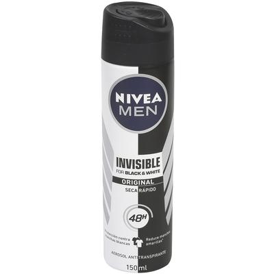 ANTITRANSPIRANTE NIVEA MEN SPRAY INVISIBLE B&W POWER 150 ML