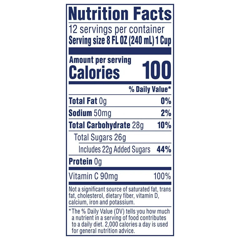 JUGO CRANBERRY & GRAPE OCEAN SPRAY 96 OZ