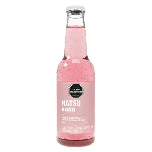 HATSU SODA FRAMBUESA Y ROSAS 300 ML