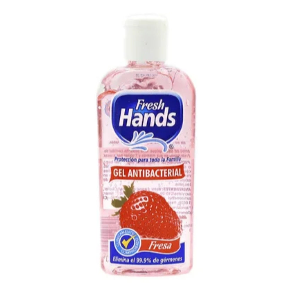 GEL ANTIBACTERIAL DE MANOS FRESA FRESH HANDS 2 OZ