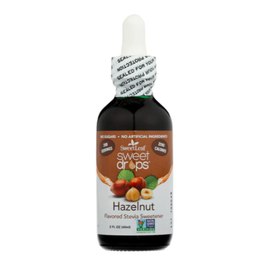 SWEETLEAF GOTAS DE STEVIA LIQUIDA SABOR AVELLANA 2 OZ