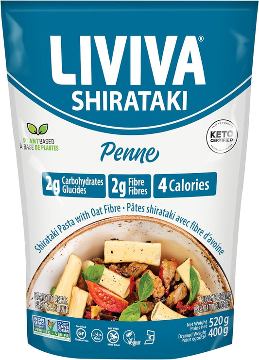 LIVIVA PASTA SHIRATAKI PENNE OAT