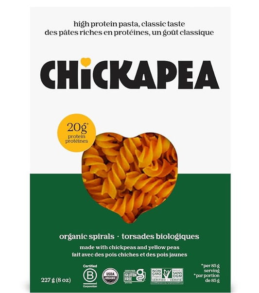 PASTA TORNILLO ORGANIC CHICKAPEA 272 GR
