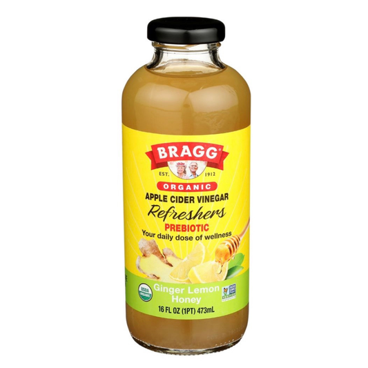 BRAGG BEBIDA DE VINAGRE DE MANZANA CON JENGIBRE 473 ML