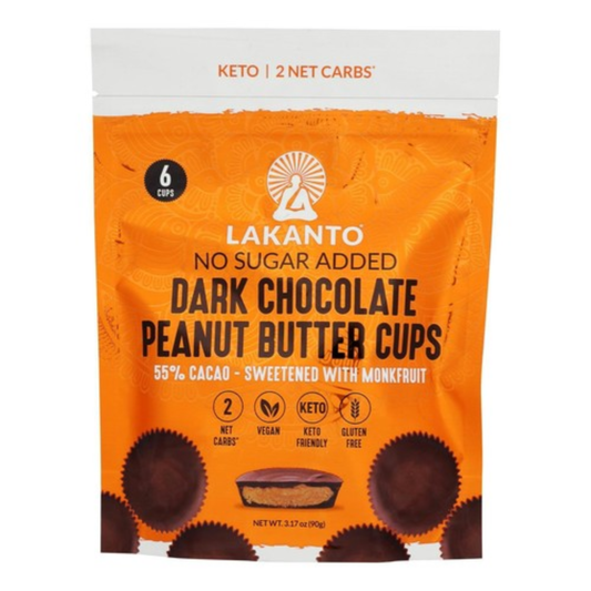 LAKANTO DARK CHOCOLATE PEANUT BUTTER 3.17 OZ