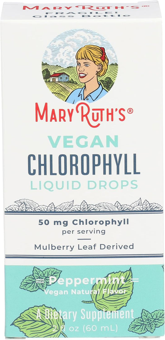 MARY RUTHS CHLOROPHYLL LIQUID DROPS PEPPERMINT 2 OZ