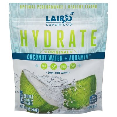 LAIRD SUPERFOOD HYDRATE COCONUT WATER 8Z