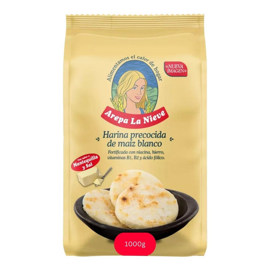 HARINA PRECOCIDA DE MANTEQUILLA Y SAL LA NIEVE 1 KG