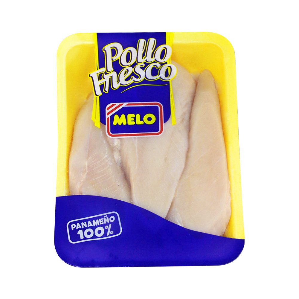 FILETE DE PECHUGA DE POLLO FRESCO MELO BANDEJA 1.2 - 1.9 LBS APROX.