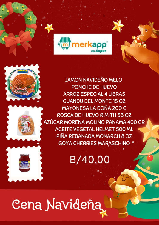 CANASTA NAVIDEÑA JAMON MELO