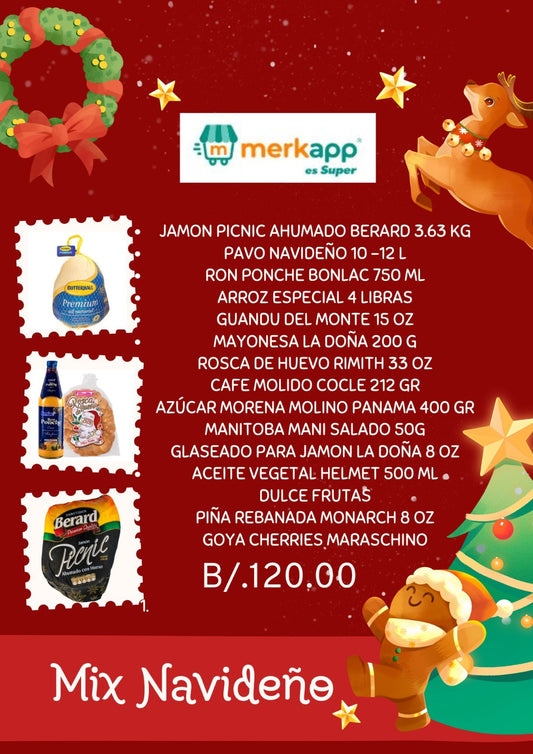 CANASTA NAVIDEÑA PAVO Y JAMON