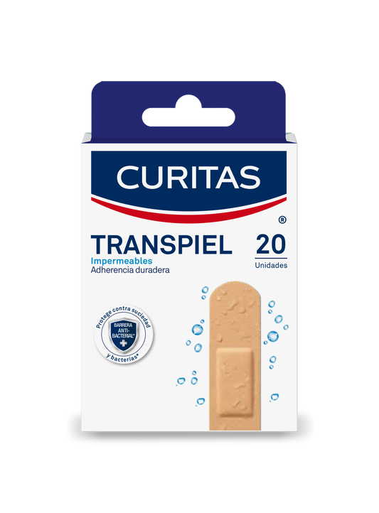 CURITAS TRANSPIEL 19X72mm 20U INPERMEABLES