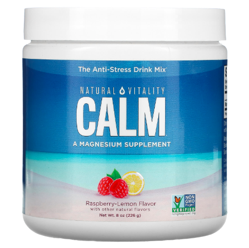 SUPLEMENTO EN POLVO FRAMBUESA LIMON CALM NATURAL VITALITY 8 OZ