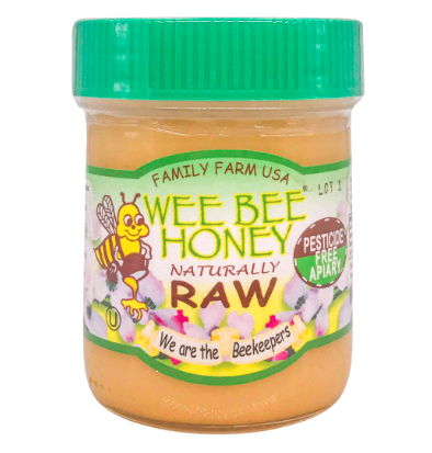 WEE BEE HONEY NATURALLY RAW HONEY 9 OZ