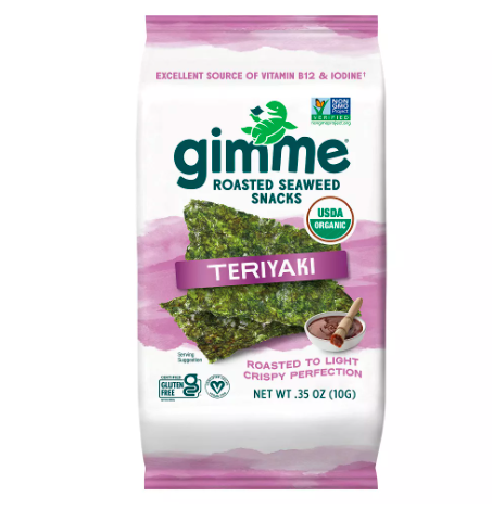 GIMME TERIYAKI SEAWEED SNACK 10 G