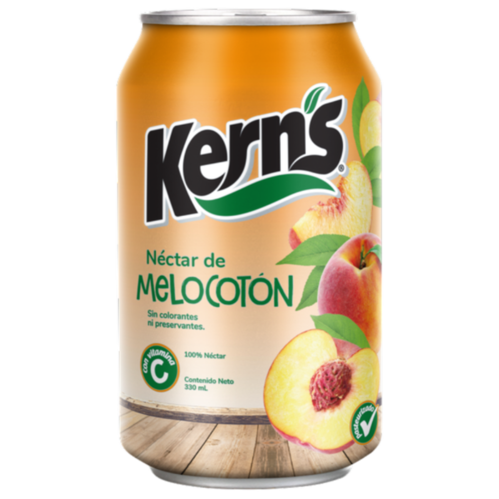NECTAR DE MELOCOTÓN KERNS LATA 330 ML