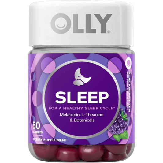 GOMITAS PARA DORMIR CON MELATONINA SABOR MORA OLLY 50 UND